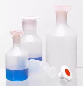 Special PP Plastic Small Mouthed Bottles for Experiments High Temperature Sterilizable Plastic Round Bottles with Spouts