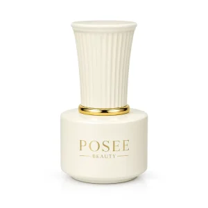 Spot 18ml Nail Art Bottle Beige Pink Nail Polish Empty Square High-white Glass Cap Brush Screen Printed Custom Color NP-S22
