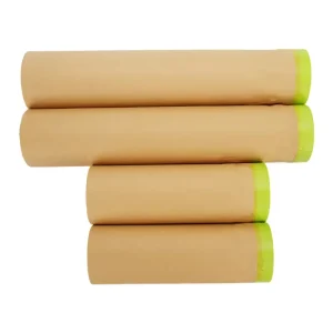 Spray Paint Masking Film Crepe Paper Tape Kraft Paper for Furniture Doors Windows and Automotive Spray Painting