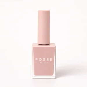 Square Matte Powder High-white Glass Nail Polish Bottle 15ml Refillable Cap Brush Screen Printed