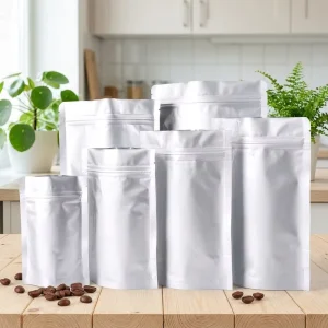 Stand-Up Zip-Lock Bags Moisture-Proof Vacuum-Sealed PET/AL/PE Plastic-Sealed Pouches for Baby Food Dried Fruits Tea Dog Food