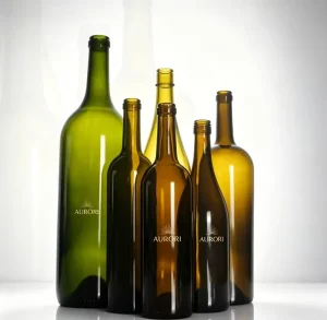 Standard 750ml 1000ml Heavy Duty Antique Dark Green Wine Bottles Featuring Cork Stopplers Drip Resistant Rims Sealed