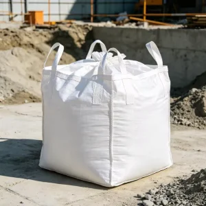 Standard FIBC Bulk Bag Top Inlet Flat Bottom Reusable Woven Jumbo Bag