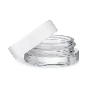 Stock 3ml 5ml 7ml 9ml Black White Glass Jar UV Glass Jar Concentrate Jars