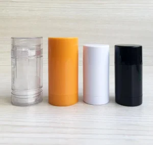 Stock 75g Deodorant Container Alum Plastic Twist up Deodorant Bottle