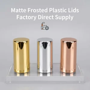 Stock PP Plastic Cap Nail Varnish Matte Gloss Surface Custom Silk Print Logo for Beauty Packaging Supply