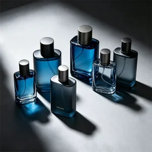 Stylish Frosted Glass Perfume Bottles 30ml 50ml 100ml Press Spray Sample Containers
