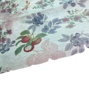 Summer Fruit Pattern Wax Coating Moisture Proof Wrapping Paperboard Mother’s Day Mangosteen Gift Packing High Brightness