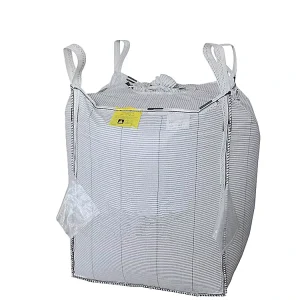Super Sacks 1000kg Durable Food Grade Antistatic FIBC PP Flat Bottom Jumbo Bulk Bags for Logistics Packaging