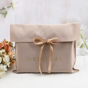 Super Soft Velvet Fabric Perfume Cosmetic Packaging Gift Envelope Bag Luxury Velvet Envelope Clothes Shoe Packing Dust Bag