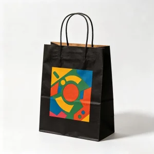 Takeout Packaging Bags Food Packaging Bags for Restaurants Commercial Handbags Kraft Paper