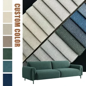 Textured Sofa Fabric Anti pilling Woven Waterproof Upholstery Breathable Fabric for Couch