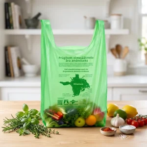 Thank You Plastic Bag Carryout T Shirt Plastic Bags Grocery Shopping Vest Handle Bags