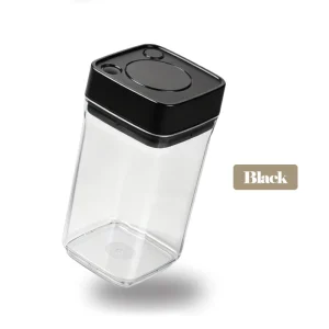 Thankhot 320ml 500ml 900ml 1200ml Eco Stackable PET Plastic Food Grade Beverage Storage Set Hand Pump Dishwasher Safe