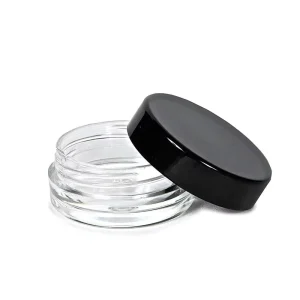 Thick Bottom 3ml 7ml 9ml Glass Concentrate Jars with Factory Price