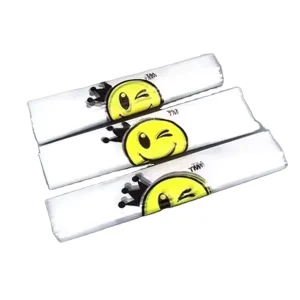 Thick Transparent Smiley Face Bag Supermarket Shopping Takeaway Packaging Convenient Plastic T Shirt Bag