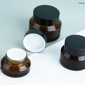Thickened 15g 30g 50g 100g Sunproof Cosmetic Glass Jar With Lid for Eye Cream Facial Cream