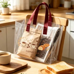 Thickened Heavy Duty Plastic Carry Tote Bag Waterproof Supermarket Shopping Bag