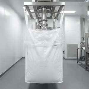 Thickened Moisture Dust proof Antistatic FIBC PP woven Ton Bag Cross Corner Lifting Loops Warehousing Packaging Chemical Raw
