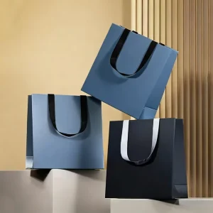 TongKun Eco Friendly Luxury Paper Gift Bag with Handle for Clothing & Jewelry Customized Size & Color
