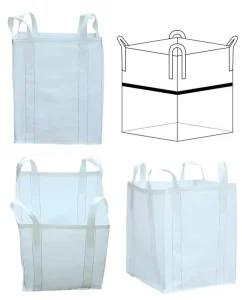 Top Opening Anti Static Conductive PP Jumbo Bags Breathable Woven FIBC Tons 1000kg 1ton 1500kg Loading Weight for Construction