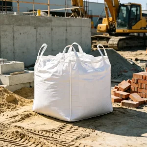 Top Spout Bottom Flat Jumbo Bag 1000kg 1.5 Ton FIBC Bulk Bag for Industrial Chemicals