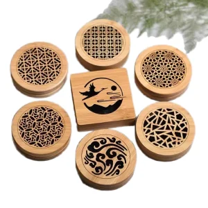 Traditional Durable Bamboo Incense Burner Custom Design Wood Box Stick Holder for Musk Oud Aromatherapy Diffuser All-Season
