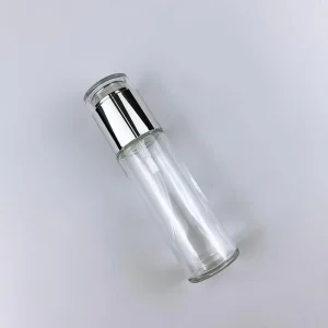 Transparent Glass Cosmetic Bottle Face Cream Bottle