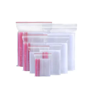 Transparent LDPE Reusable Custom Color Ziplock Packing Sealing Plastic Zipper Bag for Clothing