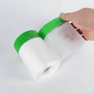 Transparent PE Single Pressure Sensitive Dustproof Waterproof Easy Tear Masking Film Tape for Automobile Paint Protection