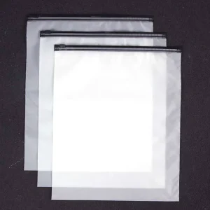 Transparent PE Ziplock Bag with Gravure Printing Reusable Self Sealing Packaging for Clothing Shoes Customizable
