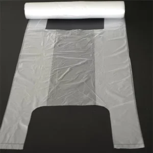 Transparent Plastic Bag for Shopping Plastic T shirt Bags on Roll Waterproof PE Bags