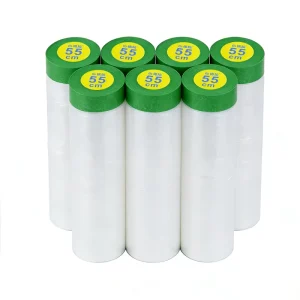 Transparent Single Sided Low Noise PE 20m Dustproof Masking Film Tape for Painting Protection