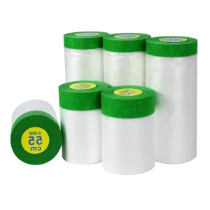 Transparent Single Sided Pressure Sensitive 20m PE Automotive Paint Protection Masking Film Roll