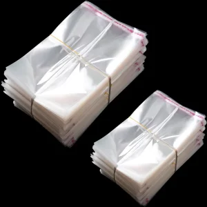 Transparent Waterproof Self adhesive Sealing OPP Plastic Bag for Photo Frame Clothing Jewelry