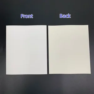 Two Side Coated 450gsm White Back Duplex Board Paper Sheet for Package Boxes