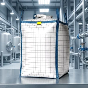 Type C D Antistatic Conductive PP Plastic Breathable 1000kg One Ton Super Sack Big Bulk Jumbo FIBC Bag Double Line Sewing Safety