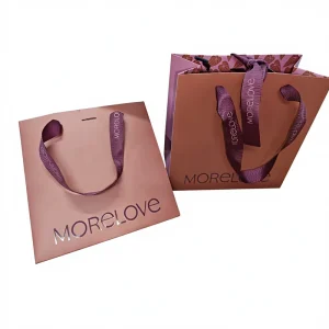 UV Varnish Spot Glossy Logo Matte Luxury Paperboard Shopping Bag