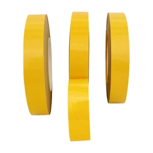 Ultra Thin Transparent Double Sided Tape High Adhesion PET Yellow Paper Removable Acrylic Adhesive Paper Film