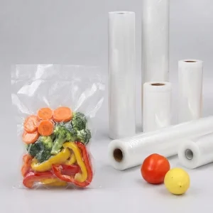 Vacuum Bag For Food Packaging Plastic Packing Film Vacuum Rolls Textured Embossed BPA Free Food Grade Sealer Film Roll Kitchen