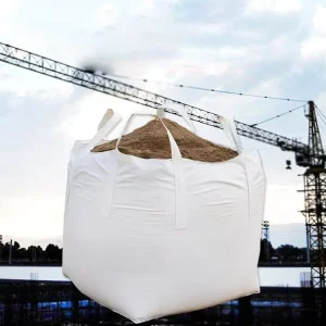 Various Sizes 1000Kg 2T Durable Jumbo Woven Polypropylene FIBC Bags with Cross Corner Loop Big Ton Bulk Bag