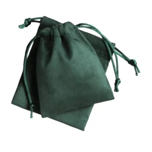 Velvet Drawstring Bag Custom Logo Dustproof Shopping Velvet Pouch Jewelry Bag