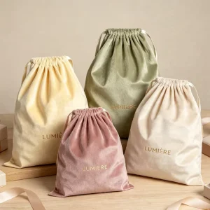 Velvet Jewelry Pouch & Velvet Bag Dust Bag Custom Soft Anti Scratch Jewelry Pouch for Rings Necklaces Earrings Pendants