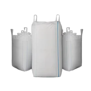 Ventilated Antistatic Jumbo Bag 1000kg FIBC Big Bag Firewood Materials Heavy Duty Reusable Bulk Bag Reinforced Handles