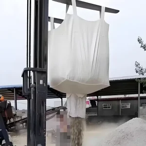 Ventilated Organic Fertilizer Jumbo Bags Moisture-Proof Container Bags Thick Durable PP