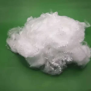 Virgin White 4D*51 Low Melting Siliconized Solid 100% Polyester Staple Fiber Filling Material for Cushion
