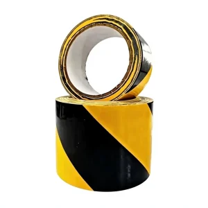 Warning Acrylic Hot Melt Adhesive PE Film Tape Single Sided Writable Surface Workshop Positioning Line Marking Safety Sign