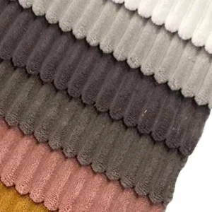 Washable Medium Weight Knitted Velvet Fabric 270gsm 57″ Wide Dyed for Sofa Cushion Pillow Plush Toy Home Decor