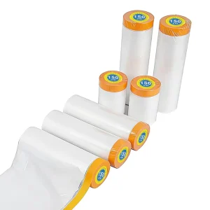 Washi Paper Tape Masking Film Rubber Adhesive Single Sided 20m Length for Auto Paint Masking & Car Covering