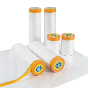 Washi Paper Tape Masking Film Single Sided Rubber Adhesive 20m Low Noise Automotive Paint Masking Film